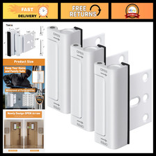 Upgraded Home Security Door Reinforcement Lock 3-Pack - Child Safety, 800 lbs St