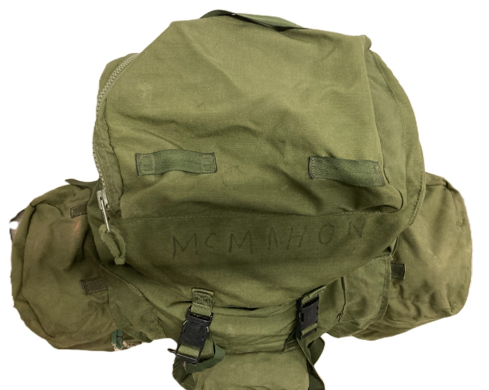 Vintage British Army PLCE 85 Pattern Rucksack Bergan & Side Pouches ...