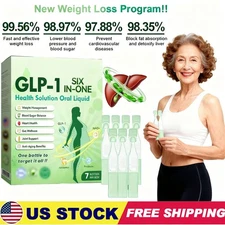 GLP-1 SIX-in-ONE Health Solution Oral Liquid, Advanced Body Care Liquids Drop US