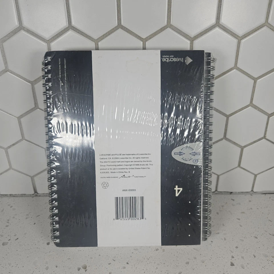 Livescribe Dot Paper A5 Notebook 1-4, 4-Pack Single Subject NEW Factory Sealed - Image 2 of 4
