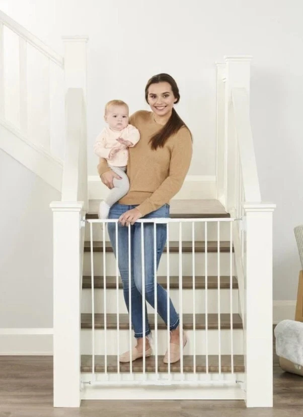 Regalo Extra Alto Superior Puerta Escalera 1255 W DS, Blanco - NUEVO - Caja Abierta Foto 2 de 3