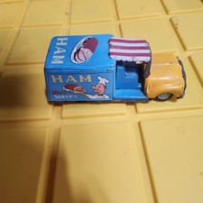 Postwar Vintage Japanese Tin Truck Ham Meat Service A3