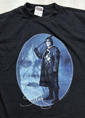 Vintage Sting WCW Wrestler 1998 Moon T Shirt 90s Men s Large