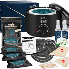 Lifestance Waxing Kit For Women Men - L2 Digital Wax Pot Warmer Brazilian