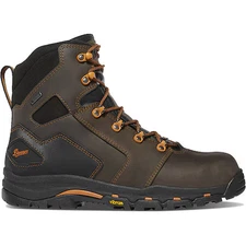 Danner 13879-15D Men's Composite Toe 6-Inch Work Boot, Brown/Orange, 15, D,