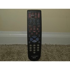 RCA SystemLink 4 Universal Satellite Remote Control RCSAT1-A Black TV VCR AUX