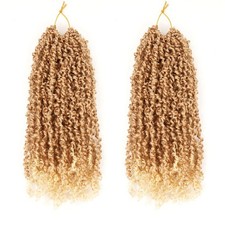 Youngther Yanky Twist Crochet Hair 12" Pre-Twisted Spring Curly Synthetic M27/61