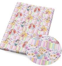 Princess FAUX LEATHER SHEET 9" X 12" 22X30CM PRINTED A4 1125643 Princesses