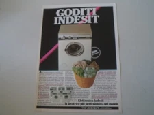 advertising Pubblicità 1979 LAVATRICE INDESIT ELECTRONIC