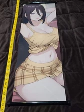Naruto/Boruto Hanabi Hyuga Sexy Anime Waifu Scroll Poster -30" x 10" Yellow Outf