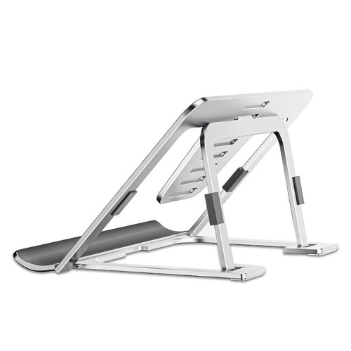 Support pour ordinateur portable réglable et pliable en aluminium support tablette élégant support robuste - Photo 9/10
