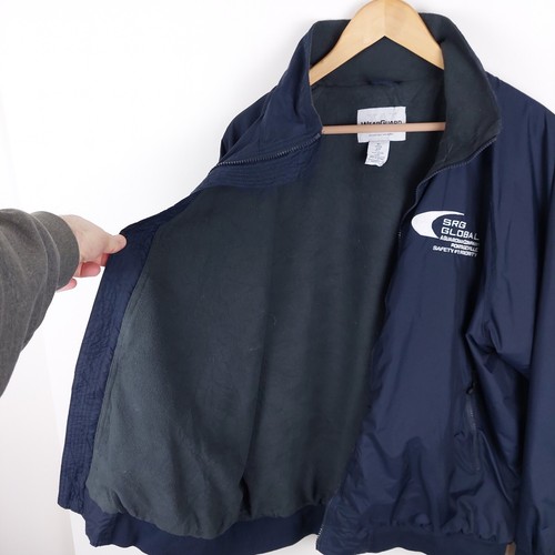 Wearguard Men's Blue Fleece Lined Windbreaker Jacket Size XL - 第 4/7 張圖片