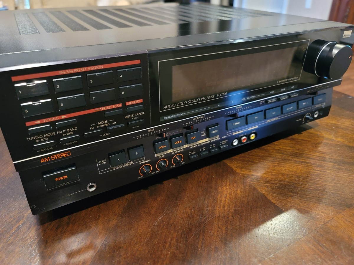 SANSUI S-X1130 Audio Video AM FM Stereo Receiver MC 130Watts RMS