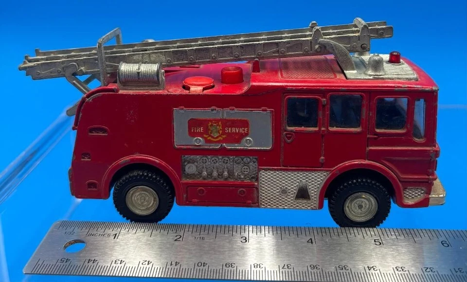 Dinky Toys Nº 285 Merryweather Marquis Fire Tender Camión de Bomberos Foto 2 de 4