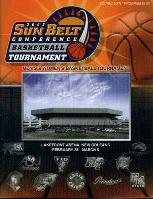 College Basketball Program Sun Belt Conference 2002 Championship Tournament 