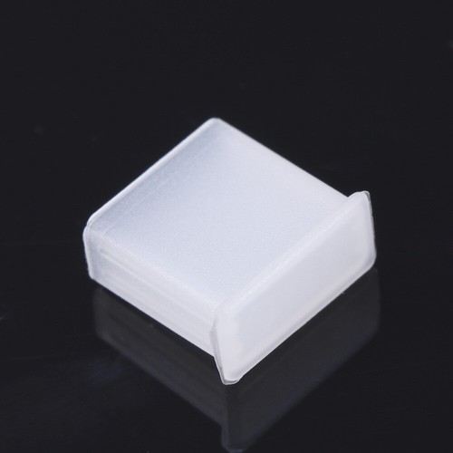 50 Pcs Transparent USB Port Plugs Covers for Laptop and PC Accessories