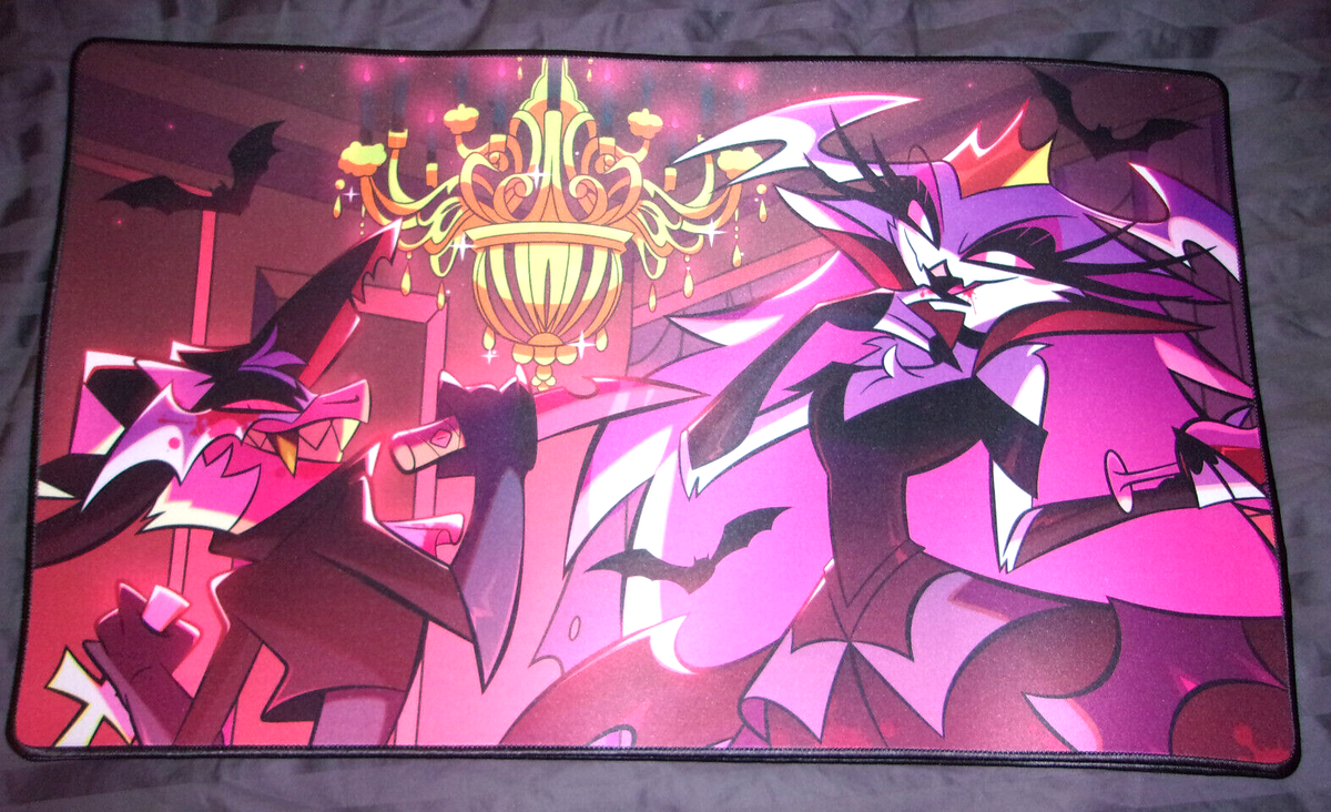 Vivziepop Helluva Boss Halloween Playmat Stella + Striker 2024