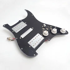 Guitar Prewired Loaded Pickguard With Coil Splitting HSH Humbucker Pickups Set