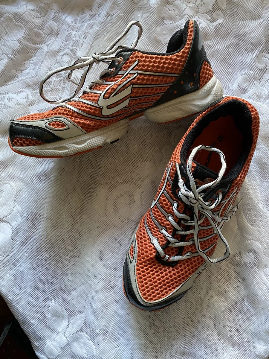 SPIRA Stinger XLT Women s Black Orange Mesh Athletic Running Shoes Size 8.5