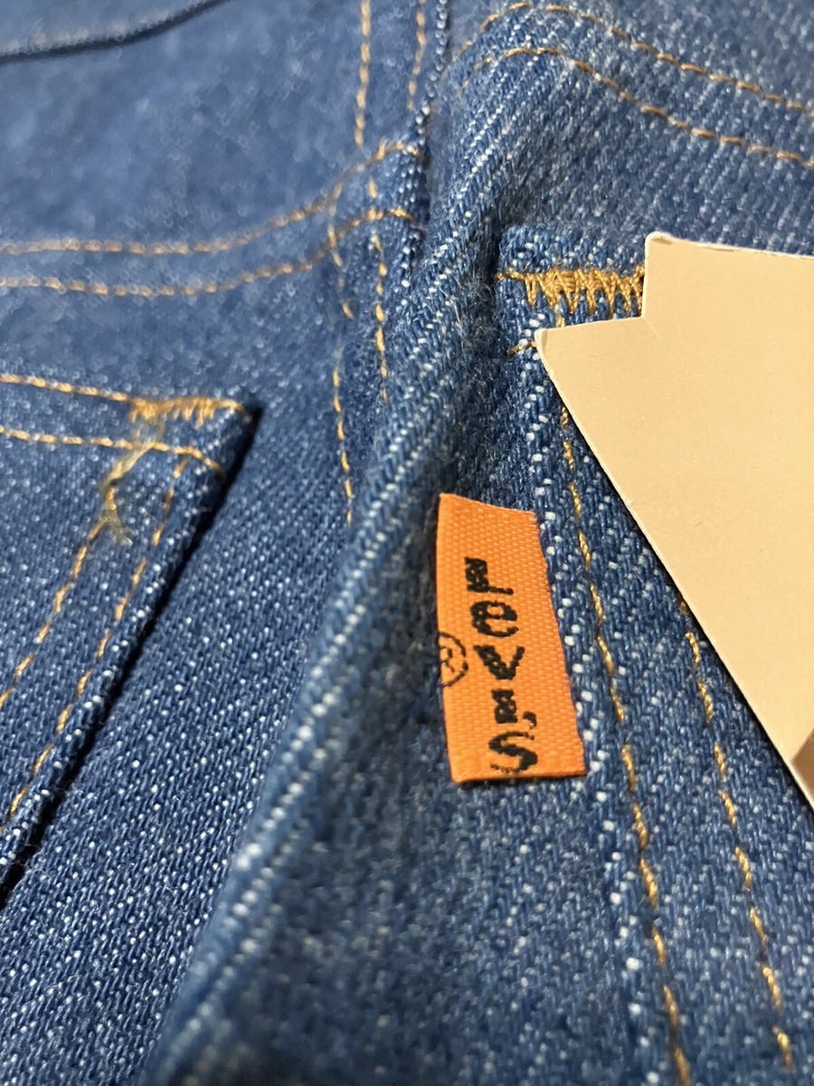 Vintage Levis 716-0613 Saddleman Boot Orange Tab Denim Jeans Vintage Levis 716-0613 Saddleman Boot Orange Tab Denim Jeans