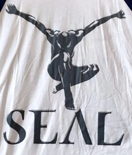 Seal T Shirt R&B T Shirt Pop Music T Shirt Mens Large Concert T Shirt