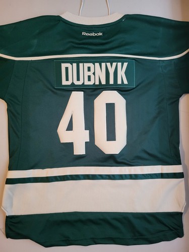 NHL Minnesota Wild, Dubnyk, Sewn Reebok Jersey - Youth L/XL - Picture 2 of 7