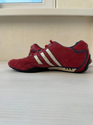 Adidas Goodyear Team Red Suede Racing Sneakers US 10 / UK 9.5 / EU 44 Rare Y2K - Picture 13 of 15