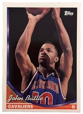 Excellent: Vintage 1993-94 topps John Battle Cleveland Cavaliers Trading Card