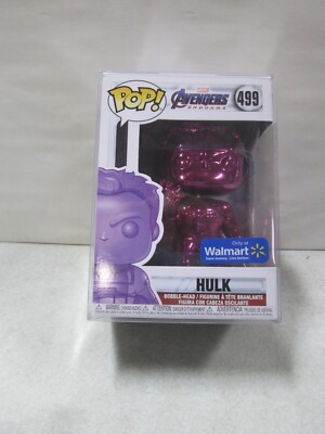Funko Pop Marvel Avengers Endgame Hulk 499 with Protecto Pack Purple