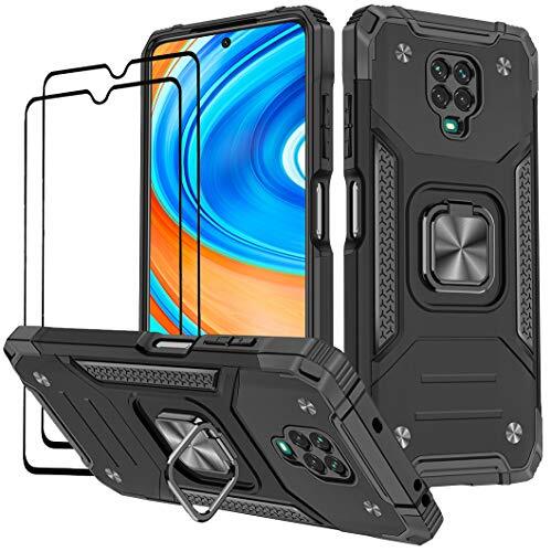 KANSI Cover compatibile per Xiaomi Redmi Note 9 Pro/Redmi Note 9S, Vetro (d4n)