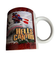 Hells Canyon Snake River Coffee Mug Idaho Rafting Graphic Preowned