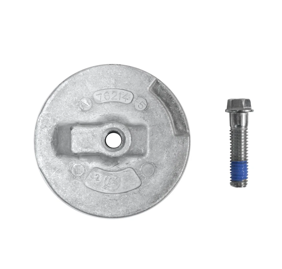 orig. Quicksilver Telleranode 76214Q5 Aluminium Mercury Alpha Bravo Anode plate