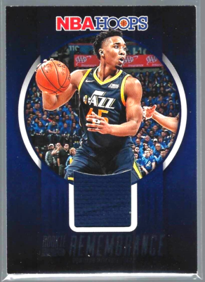 NBAカード Donovan Mitchell ルーキーサイン 75枚限定 ほか 2023-24 NBA Hoops Rookie Remembrance Jersey #RR-MIT Donovan