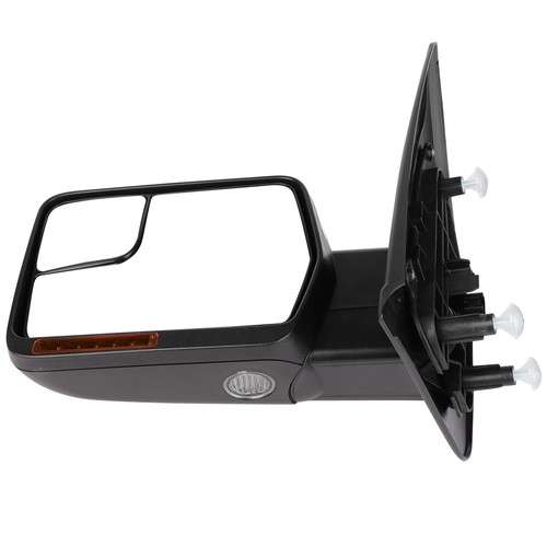 Espejos retrovisores de remolque con luz de charco cromados térmicos eléctricos para Ford F150 04-14 - Imagen 4 de 12