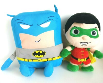Batman Soft Toy Set Batman Square Cushion Robin Soft Toy Plush DC Comics  Plush UK