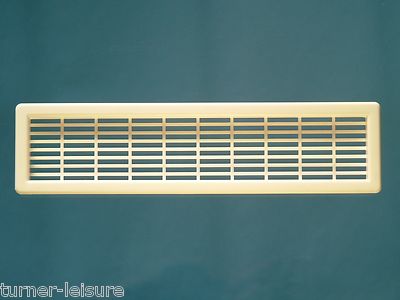 Kunststoff Weiß Air Flow Lüftungsschlitz Grill 17.8cm X 2.5cm1.9cm 180mm X 45mm