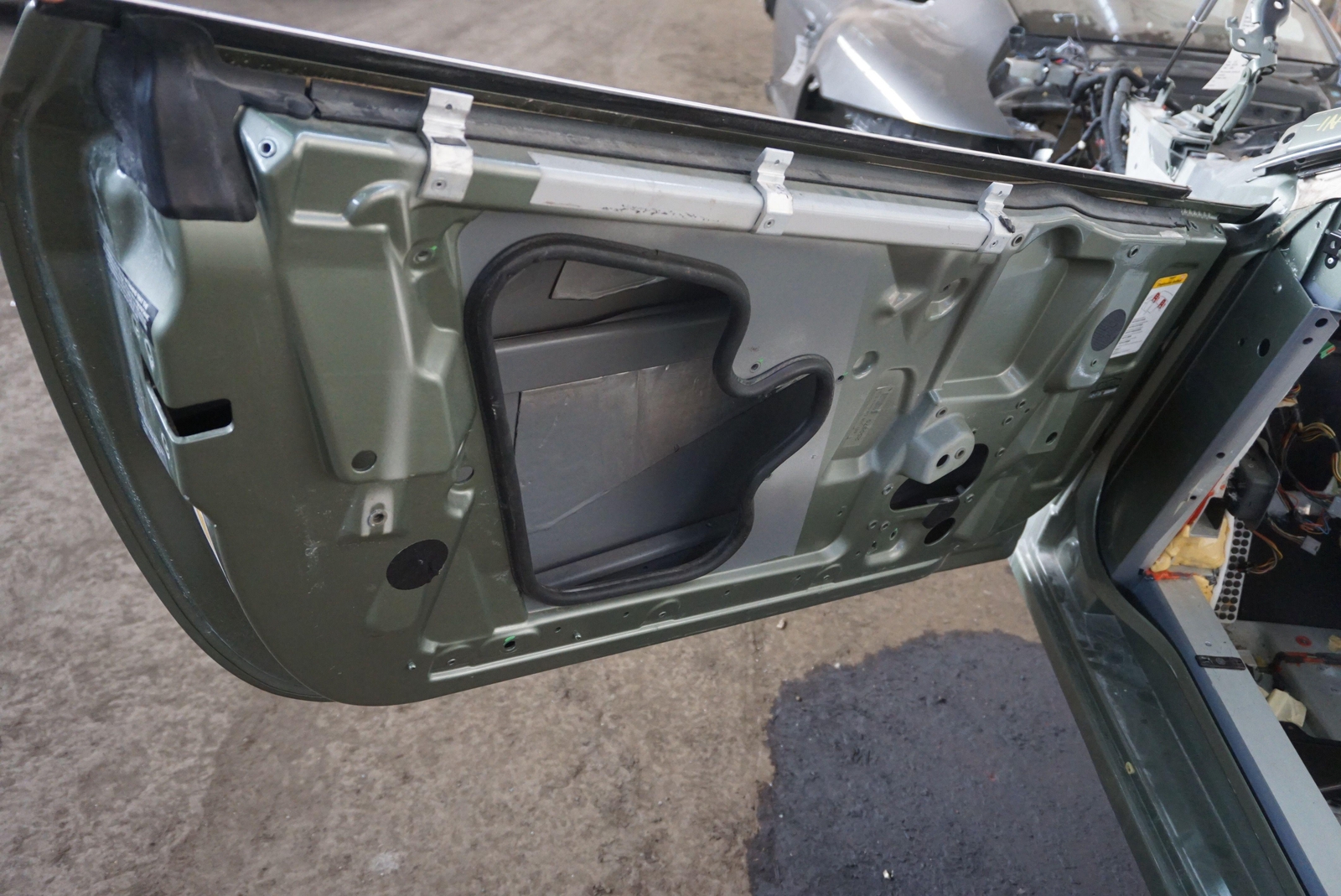 Left Driver Door Shell California Sage BG43-20123-AC Aston Martin DB9 2004-12