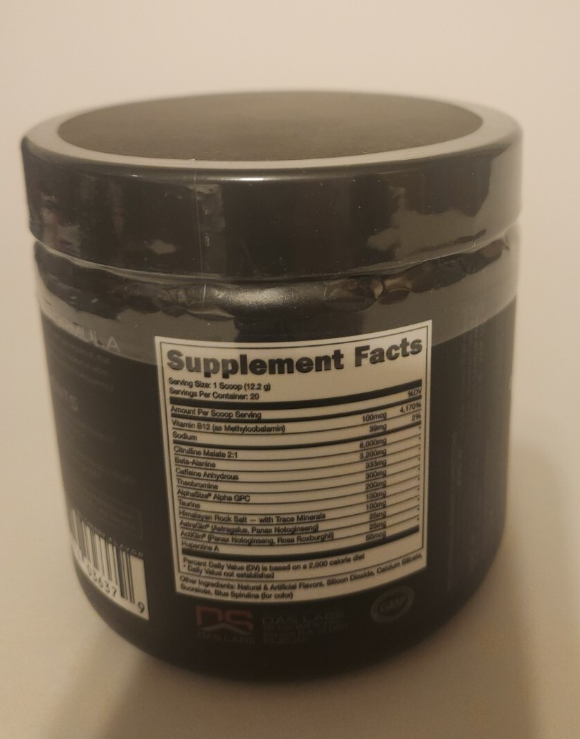 Bucked Up WOKE AF Nootropic PreWorkout Powder 'Merica Rocket Pop, 8.61