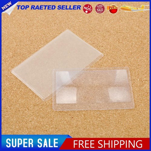Plastic Plastic Magnifier Ultrathin Transparent 3X Magnification for ...