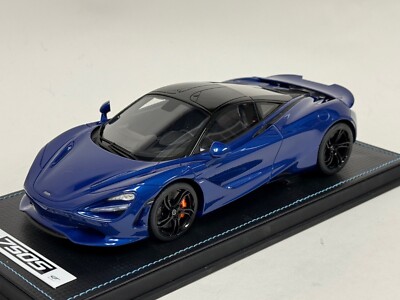 McLaren 750S Coupe 2023 1:18 GT Spirit Azul - Atacado de Miniaturas