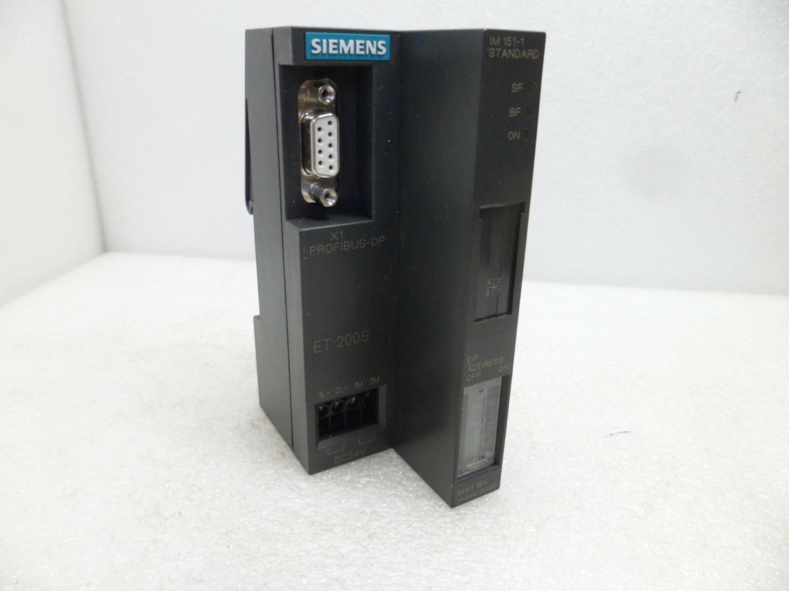 SIEMENS 6ES7 151-1AA04-0AB0 SIMATIC S7 INTERFACE MOD. PROFIBUS DP ET200S 24VDC