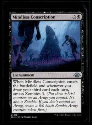 2024 MTG MH3 Mindless Conscription U Enchantment #101