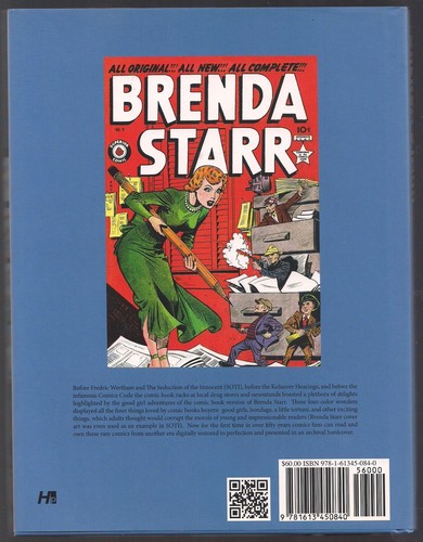 BRENDA STARR COMPLETO PRE-CODE COMICS VOL. 2 BUONE RAGAZZE & CHEESECAKE HARDCVR NUOVO - Foto 2 di 2