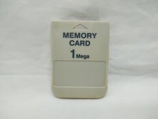 Sony PlayStation 1 1MB White Memory Card
