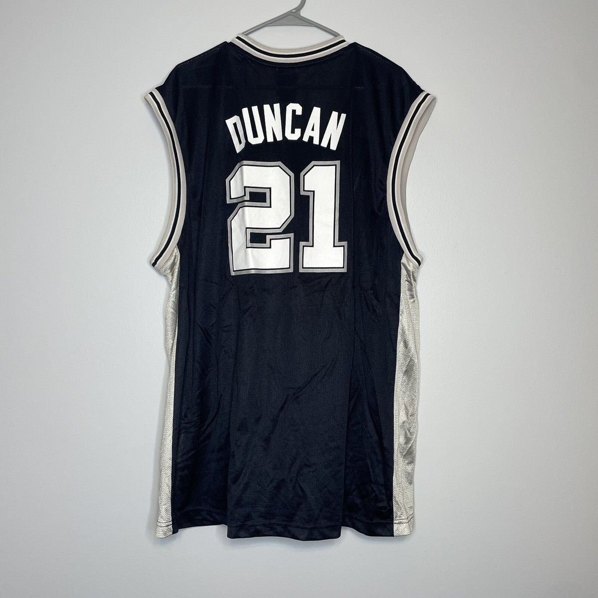 SPURS DUNCAN 21 ユニフォーム XL adidas Tim Duncan San Antonio Spurs Jersey 21 Adidas Size XXL NBA