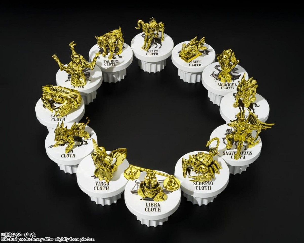 Appendix Saint Seiya 12 Gold Cloths - Objets Bandai Myth Cloth