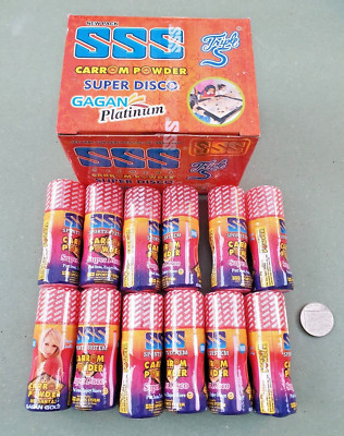 12x20g SSS Super Disco Dancing Magic Powder, Carrom Karrom Boardpulver
