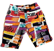 Hobie Shorts Mens Size Large Colorful Prints 80s Cargo Vtg