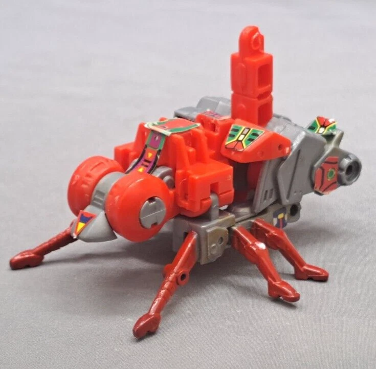 Masterbotix Winged Bots Anibots Form Changing Robots Insect 1992 Red. - Image 2 of 4