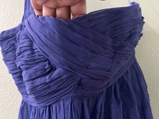 5/48 LAYER GORGEOUS SILK CHIFFON SEXY ONE SHOULDER SUMMER PARTY DRESS